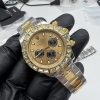 Replica Rolex Daytona Diamond Bezel Champagne Dial New8825034