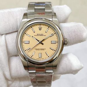 Replica 2025 Rolex Oyster Perpetual Beige Dial New8825042
