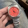 Replica Rolex Oyster Perpetual Red Dial Steel Watches New8825049